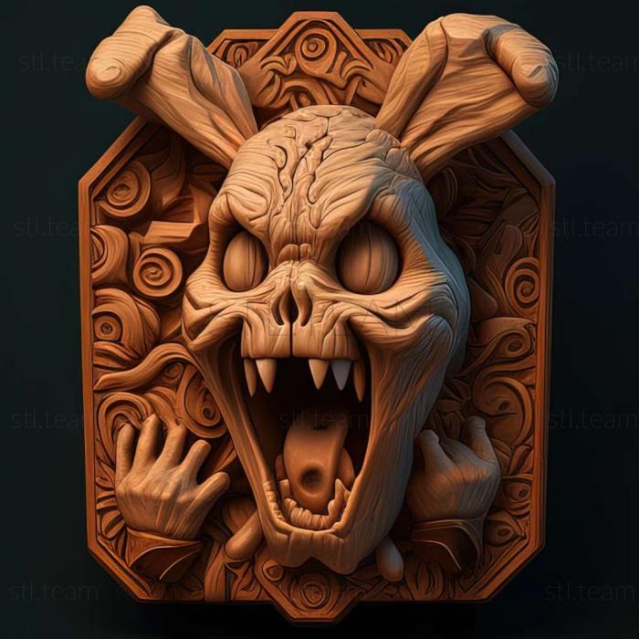 3D model Hell Yeah Wrath of the Dead Rabbit game (STL)